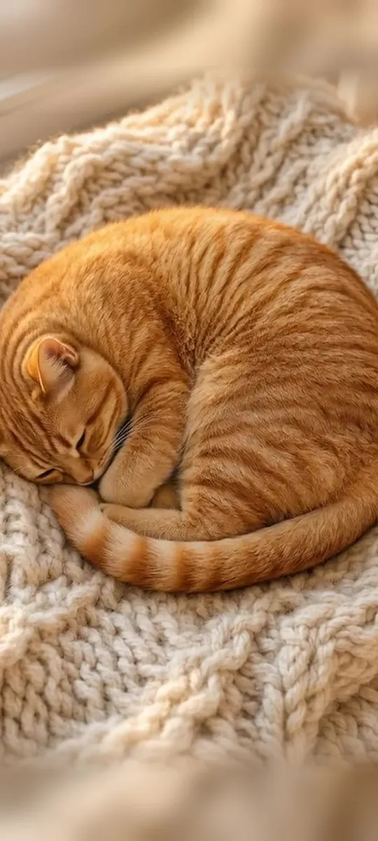 Спящий кот